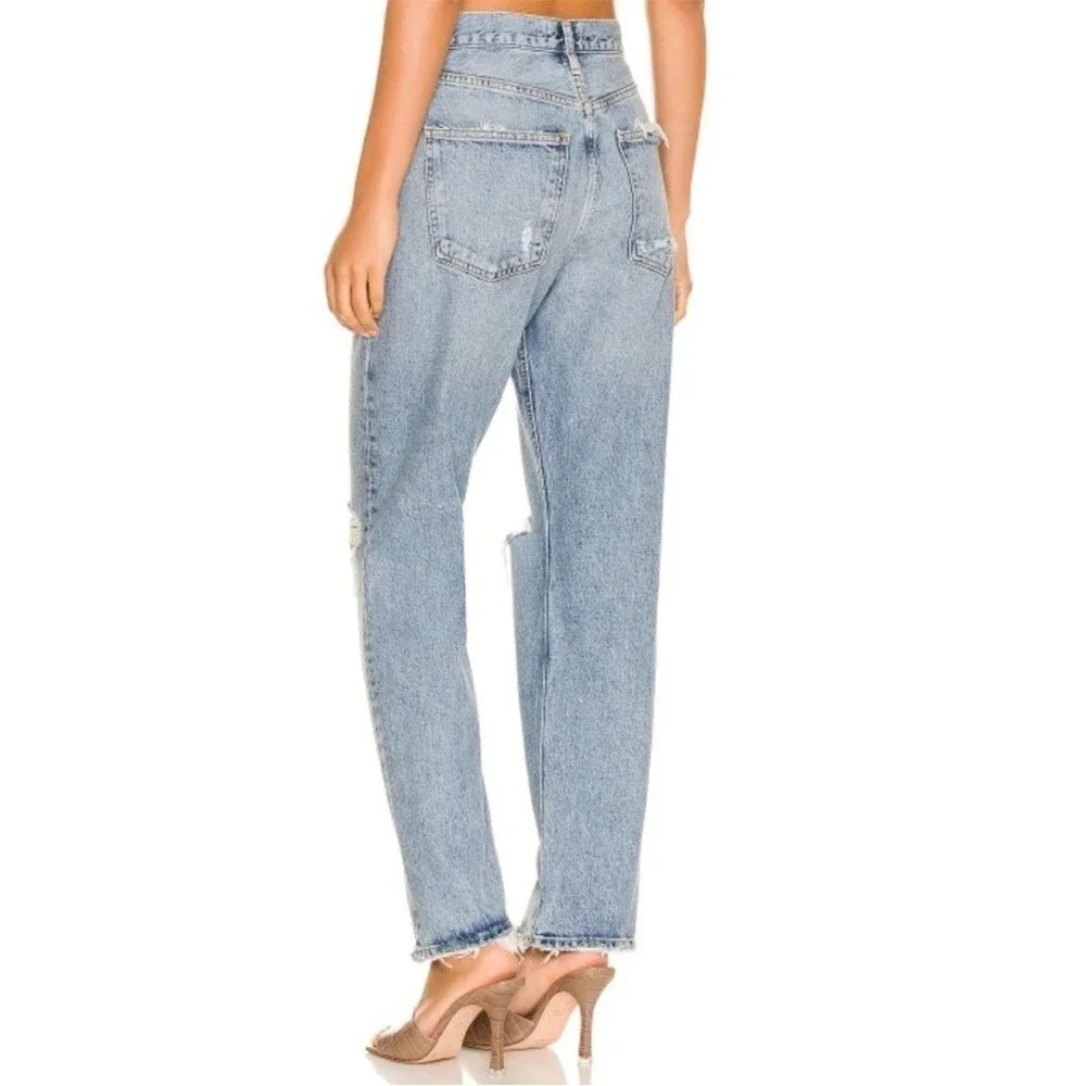 Agolde 90s‎ Mid Rise Loose Denim Jeans in Isolate Size 28